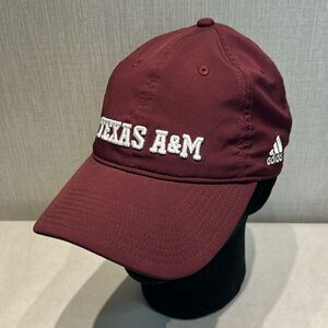 adidas Texas A&M University Hat Cap Maroon Embroidered Adjustable